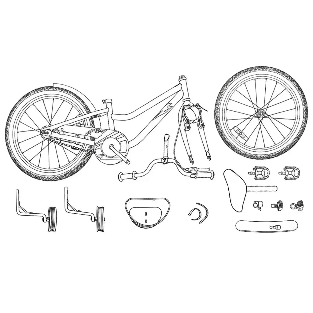 Bicicletta per Bambini | Bici per bambini 12 Pollici per bambini di 2-4 anni