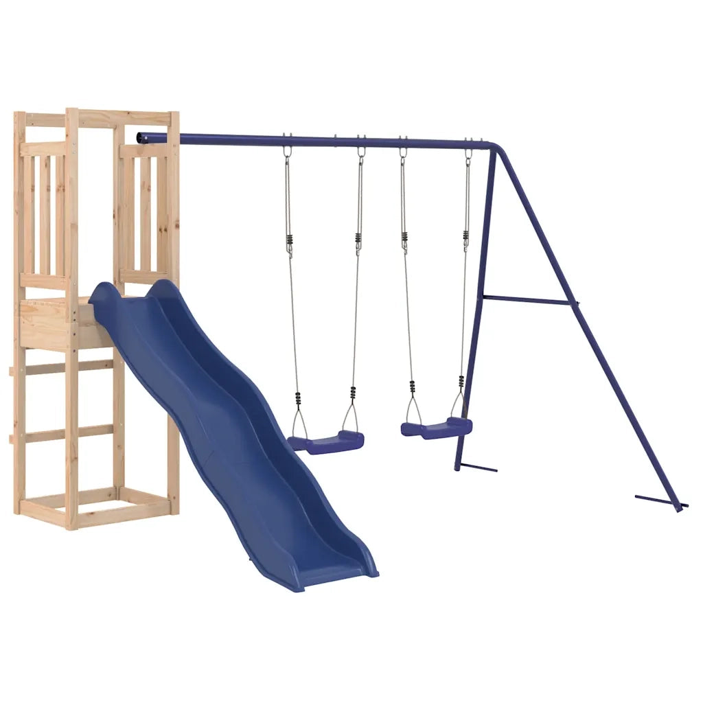 Set da Gioco da Esterno in Legno Massello di Pino 3155957