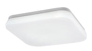 Plafoniera esterna LED quadrata bianca 24cm 12W IP44