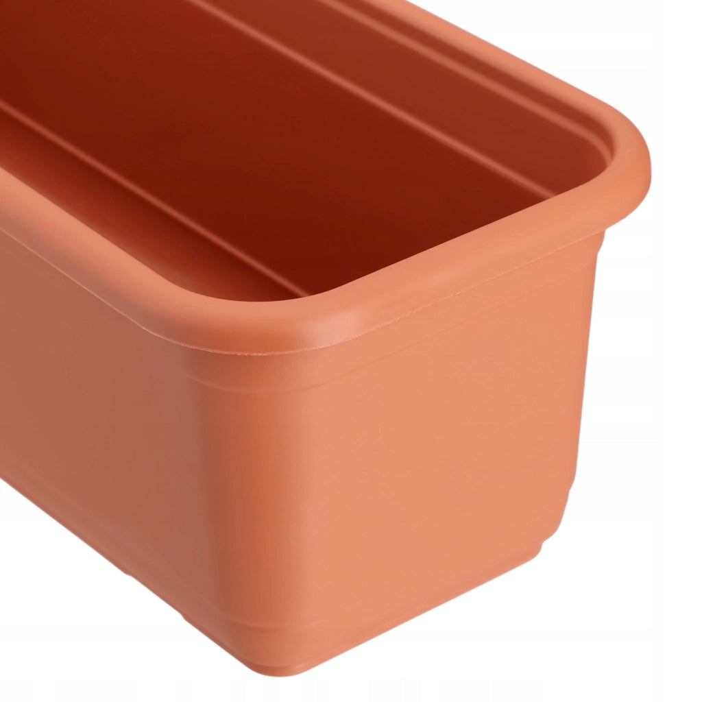 Vaso da fiori rettangolare in plastica KADAX per balcone, 80 cm.