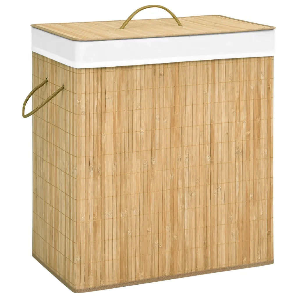 Cesto Portabiancheria in BambÃ¹ 100 L cod mxl 52265