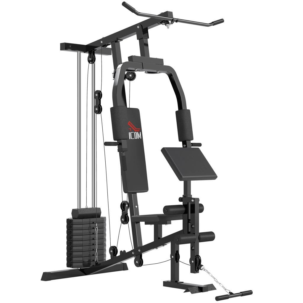 Stazione Fitness Multifunzione ¨C Minimal ¨C 45 kg Attrezzature Fitness Nero