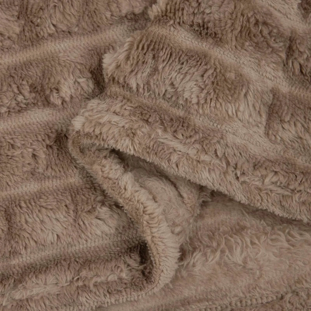 Coperta Cammello 240 x 220 cm Panno