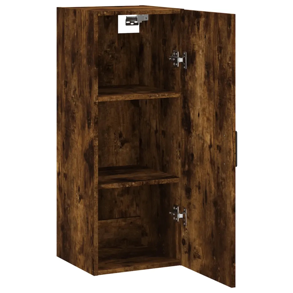 Mobile a Parete Rovere Fumo 34,5x34x90 cm 828865