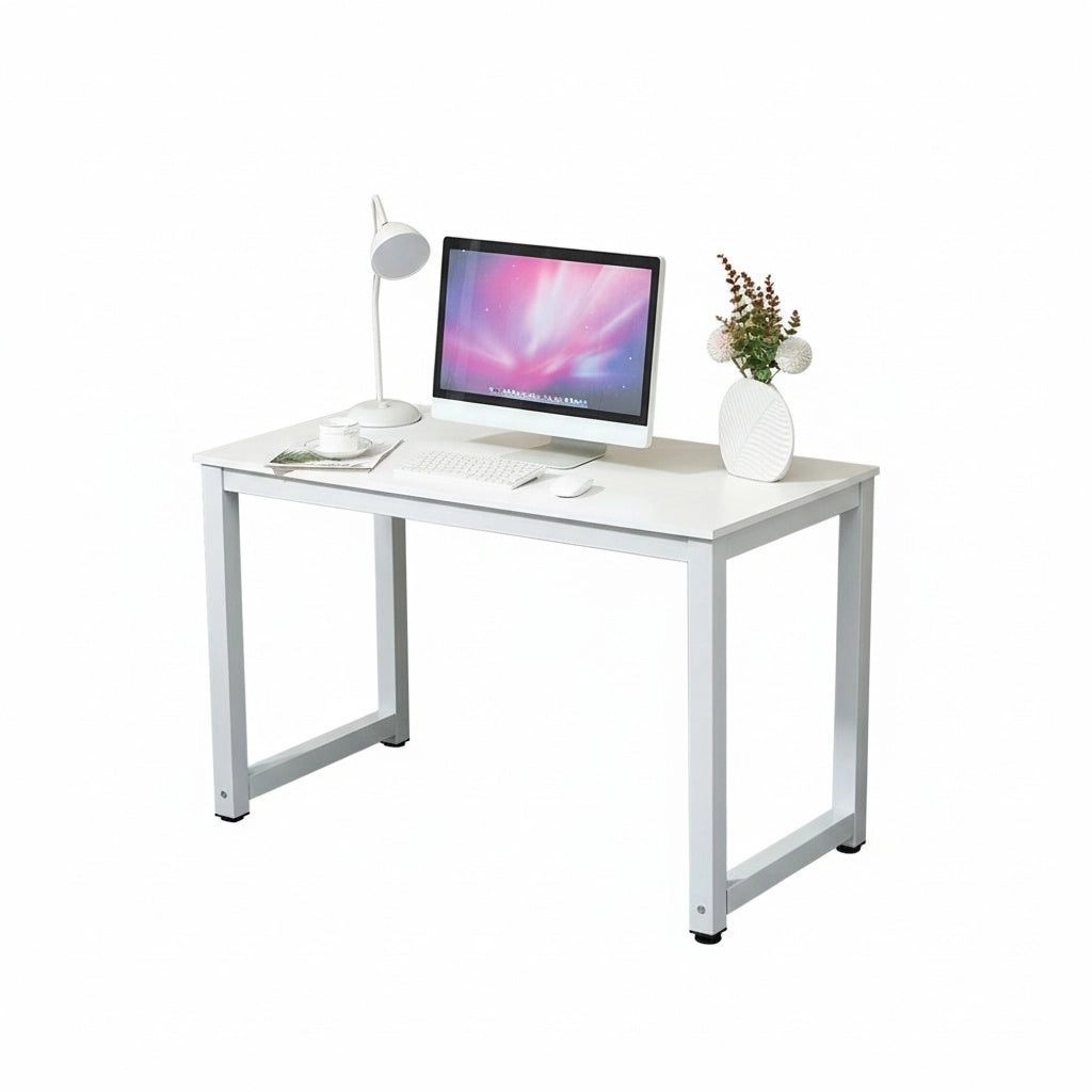 Scrivania - Xylo - piano bianco gambe metallo