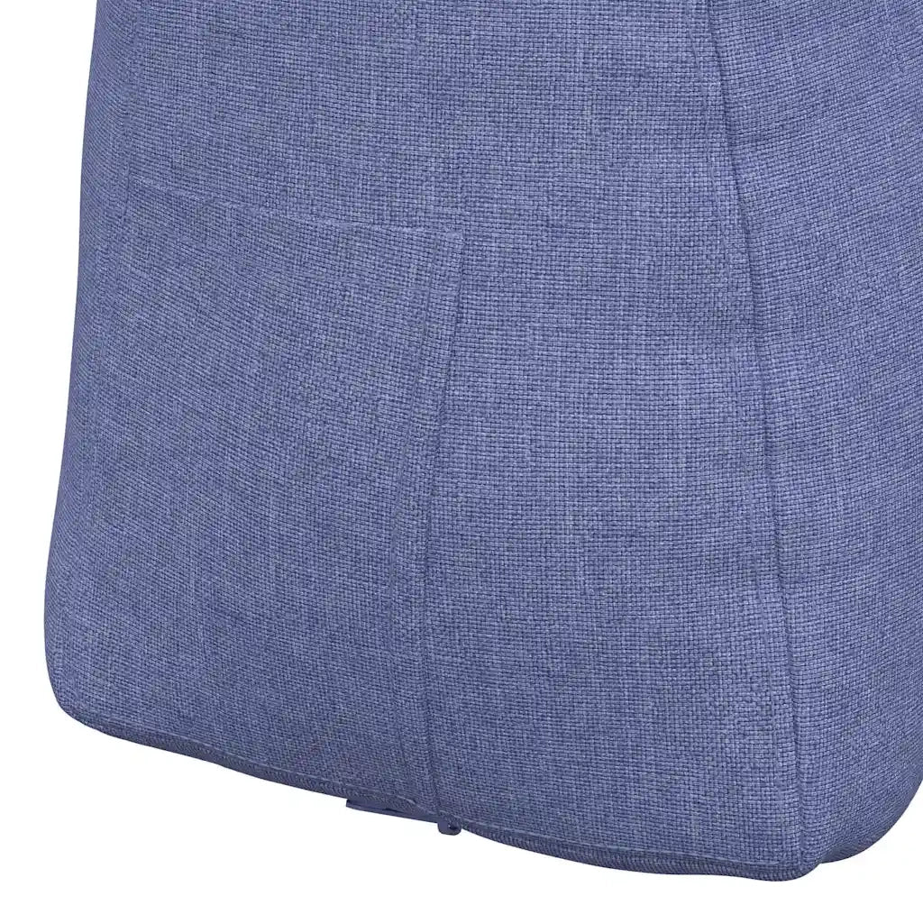 Cuscino per Schiena Blu jeans 60 x 24 x 50 cm Tessuto 42014397