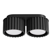 Lampada a soffitto AURA 2 nero Gx53
