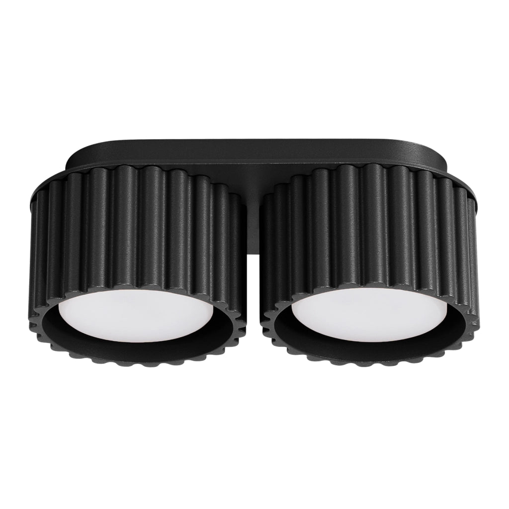 Lampada a soffitto AURA 2 nero Gx53