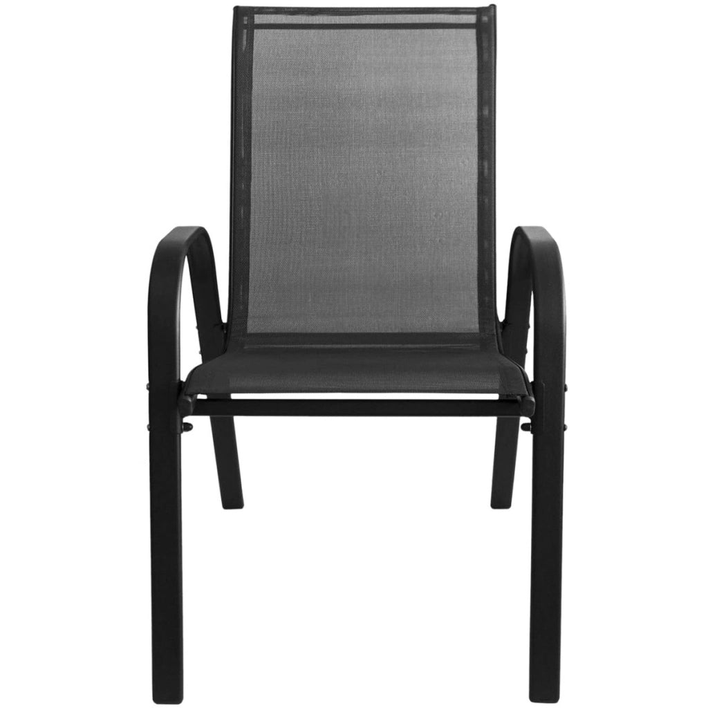Set da Giardino Island e Sofia con Tavolo e 4 Sedie Grigio Scuro