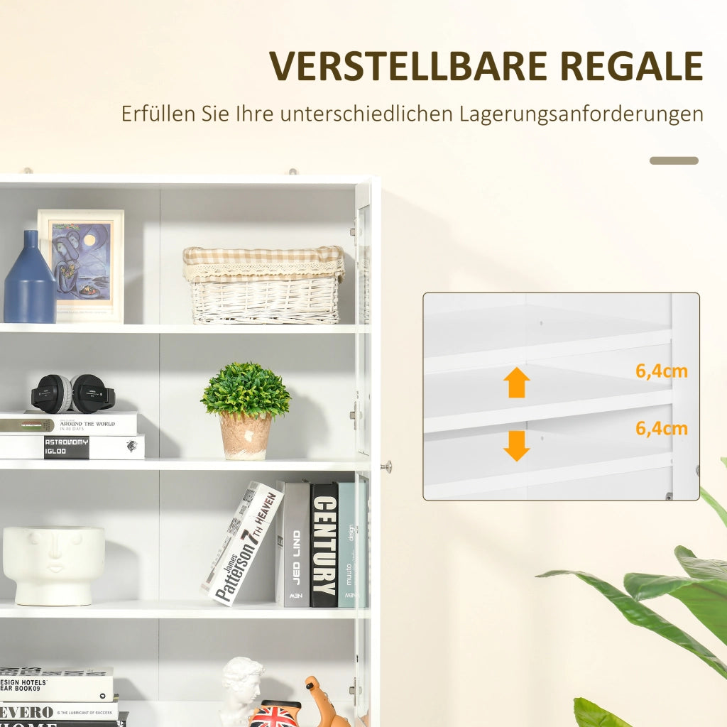 Libreria Scaffale ¨C Minimal ¨C Bianco 76x40x178.5