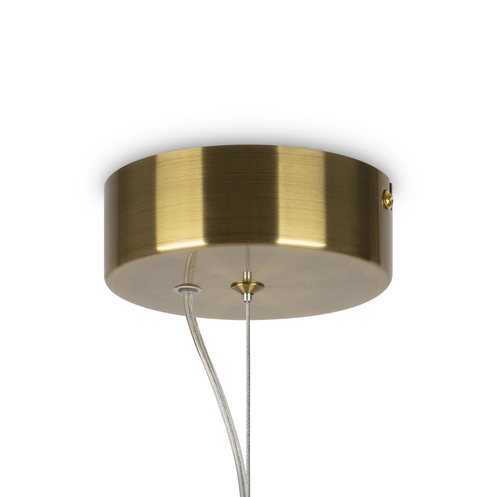 Lampada a sospensione Maytoni Collar LED 16W ottone e vetro