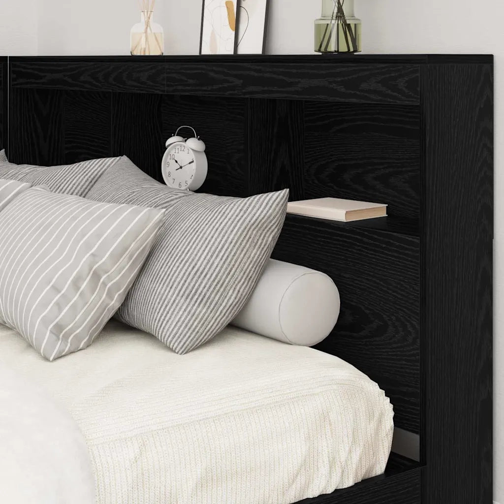 Testata contenitore Rovere Nero 140 cm Legno multistrato 3335542