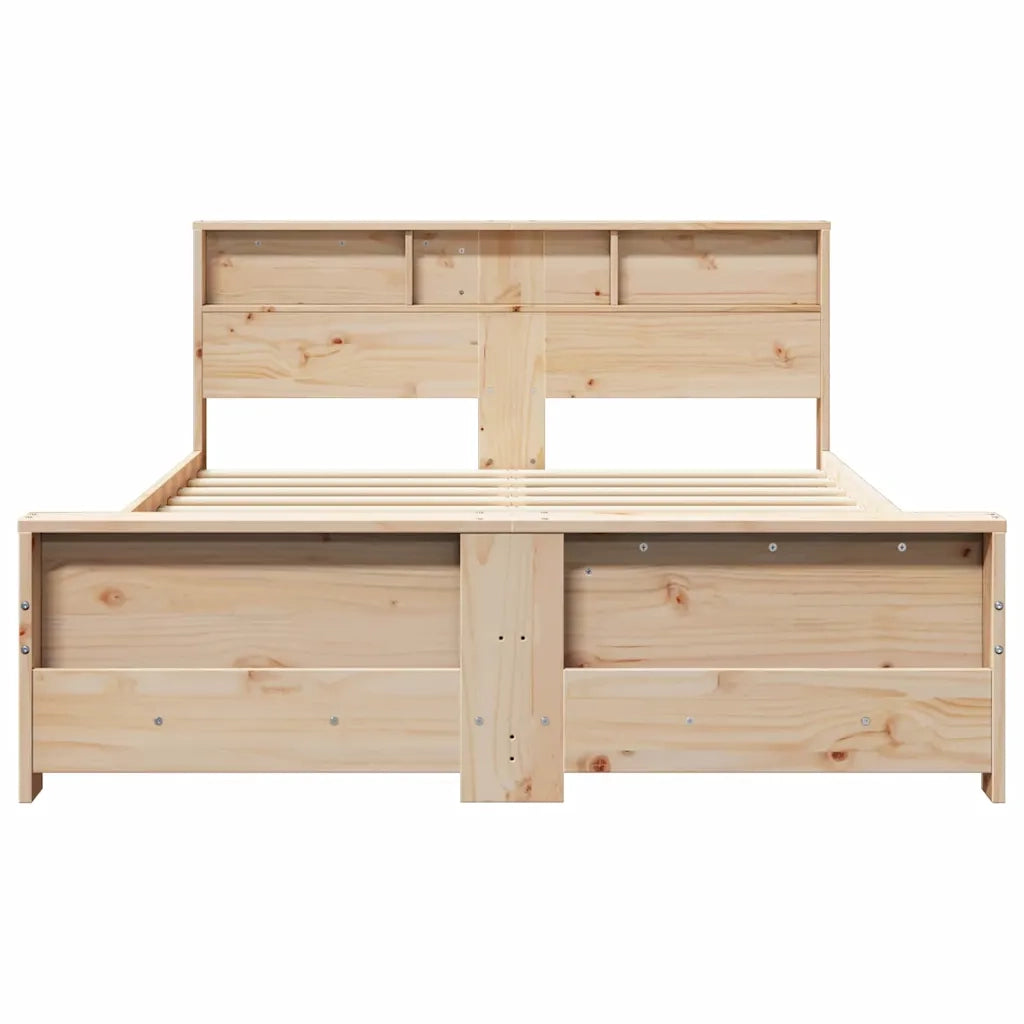 Struttura del letto-Giroletto Marrone 150 x 200 cm Legno multistrato