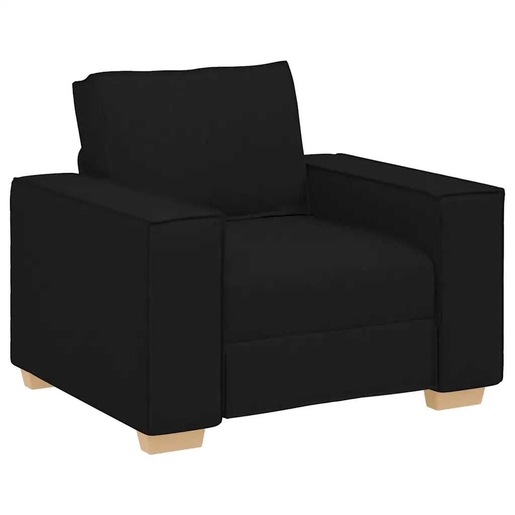Poltrona-Divano Sedia-Sofa-Divanetto Nero 60 cm Tessuto