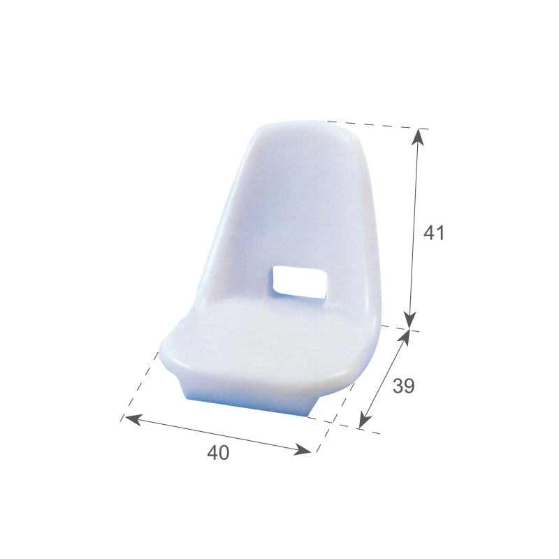SCOCCA POLIETILENE BIANCO WHITE POLYETHYLENE SHELL