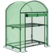 Serra da Giardino con Ripiani ¨C Minimal ¨C Verde, Metallo, 69x49x92cm