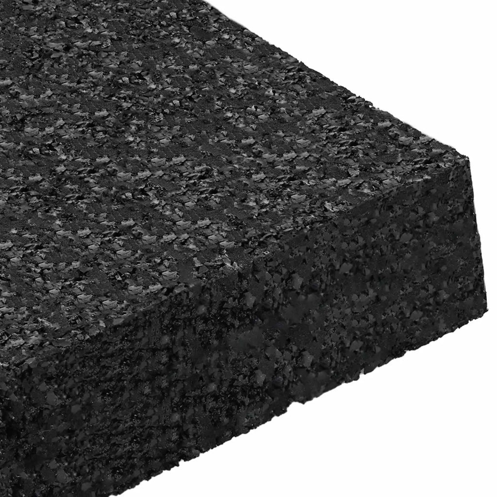 Pad per patio in granuli di gomma Nero 9 x 9 x 2 cm Gomma 42027244