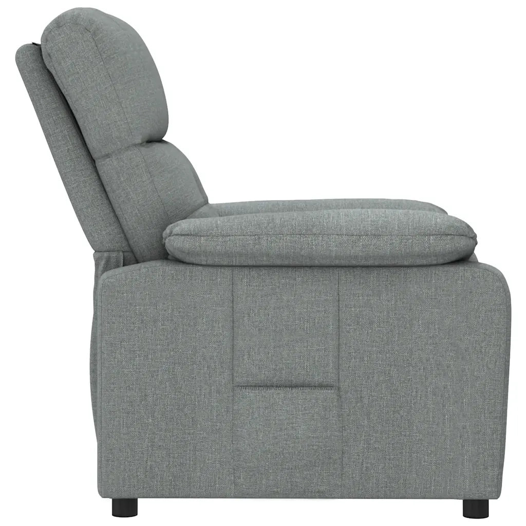 Poltrona Reclinabile in Tessuto Grigio Scuro 289663