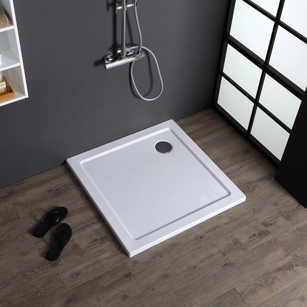 Piatto doccia quadrato 80x80 cm acrilico
