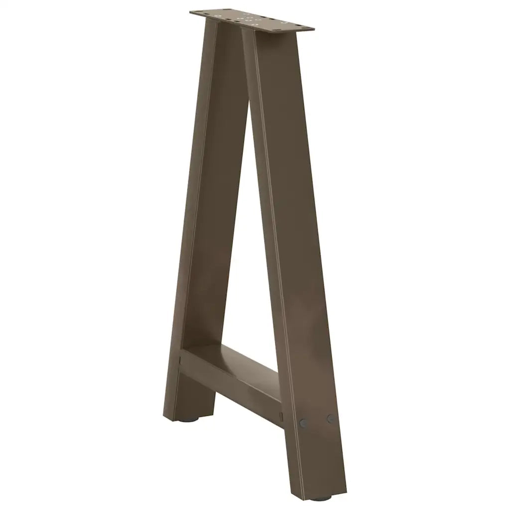 Gambe per tavolo da pranzo a forma di A 2 pz 50x(72-73) cm in acciaio 4012847