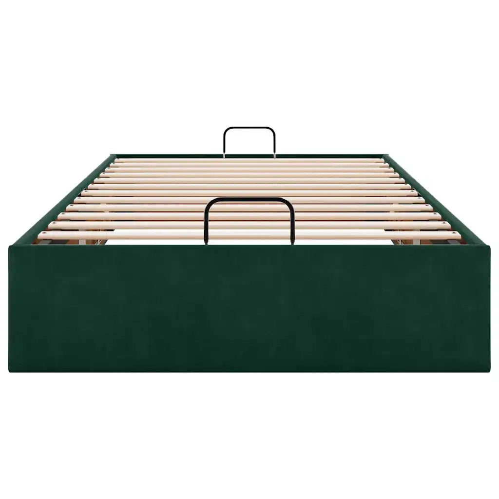 Struttura Letto Pouf Senza Materasso 90x190 cm Velluto