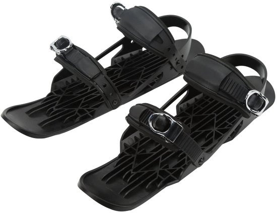 Sci da Neve Verstillevoli - Mini Snowskates - Sciare all'Aperto - Stivali da Neve - Materiale Duraturo Nylon/Acciaio Inossidabile - Adatto per Dimensioni US 5-14/UE 35-48 - Snowblades