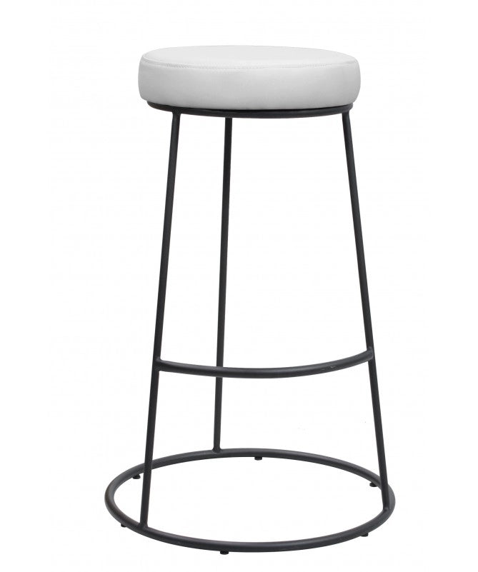 SET di 2 SGABELLI BAR OKLAHOMA BIANCO