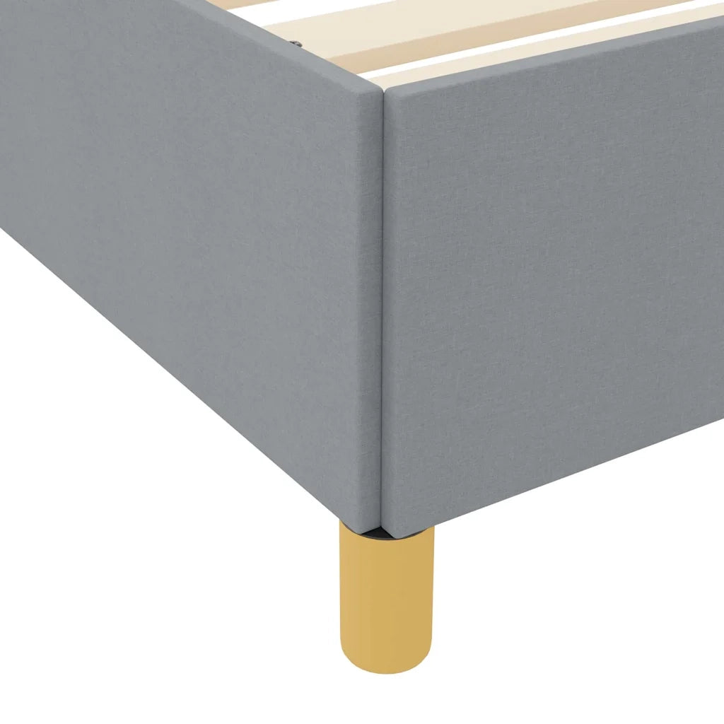 Struttura del letto Grigio chiaro 180 x 200 cm Tessuto 3398955