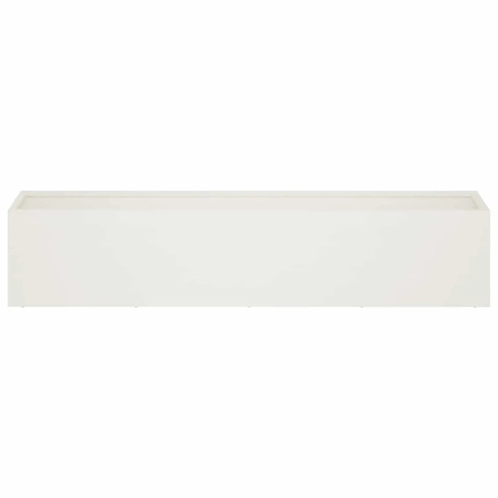 Vaso da giardino 2 pz Bianco 80 x 20 x 20 cm 8005165
