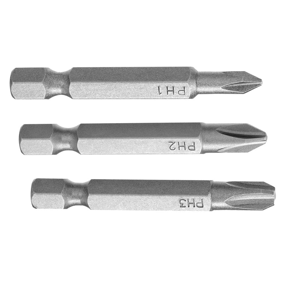 1blister inserti per avvitatori ph (3 pz) ph1-2-3 mm 25 cod:ferx.5069030nlm
