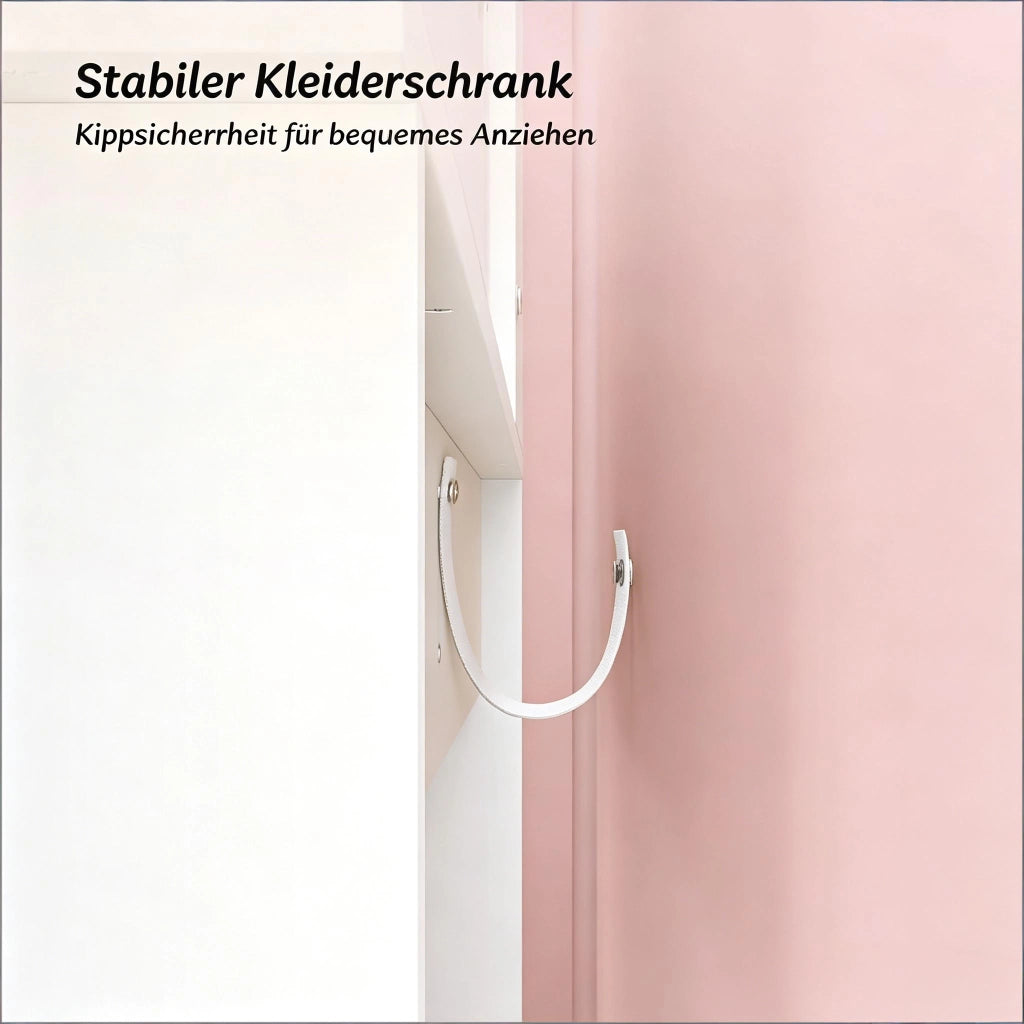 Toeletta con specchio LED e doppio cassetto, 4 ripiani in legno e plastica bianca per camera da letto, 40 × 90 × 135 cm