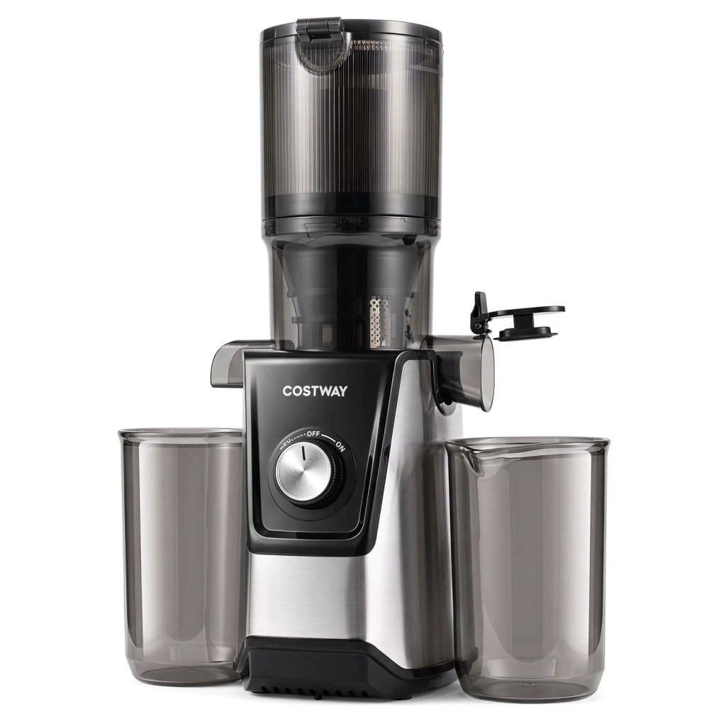 Estrattore frutta e verdura 160w con ampia apertura da 11 cm, Estrattore di succo silenzioso con 99% nutrienti preservati funzione inversa