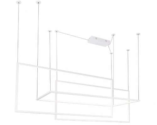 Lampada a sospensione Geometric bianca LED 79,8W Maxlight