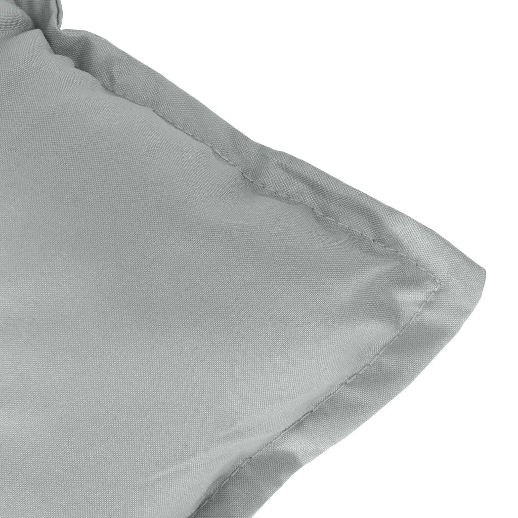 Cuscini Panca Giardino 2pz Grigio Chiaro MÃ©lange 120x50x7cm