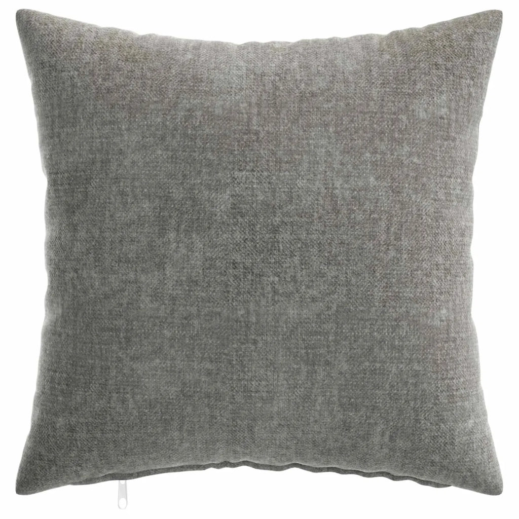 Federa 2 pz HEERLEN Grigio Scuro 40 x 40 cm Tessuto Chenille 908500