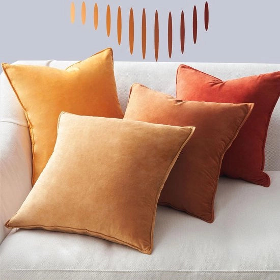 Copricuscino decorativo - Copricuscini - Copricuscino per divano - Accessori per salotto - Copricuscino per divano - Set da 4, 50cm x 50cm