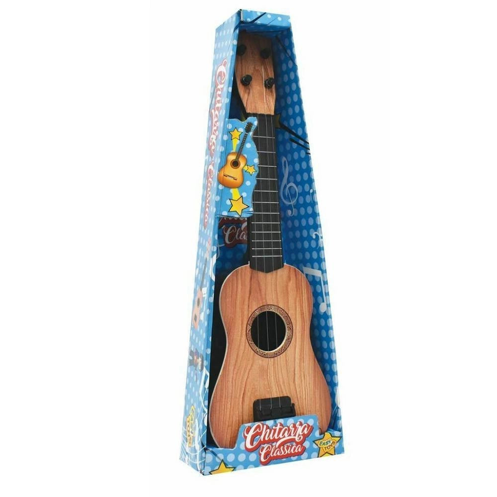 Trade Shop - Chitarra Classica Con 4 Corde Strumento Musicale Giocattolo Gioco Per Bambini -