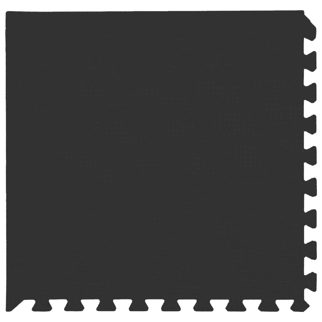 Tappeti 12 pz Nero 4,32 m² Schiuma EVA 42040748