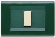 Placca Click 1F Verde Scozia 2581/VS