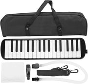 Pianoforte aeree con disco lunare e tubo 32 tasti - strumento musicale a fiato adatto ai principianti - set di esercizio (nero)