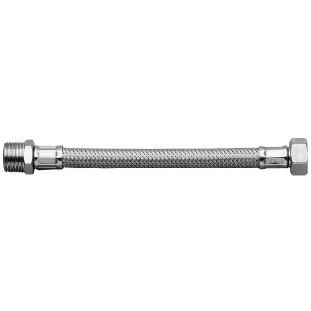 FLESSIBILE IN ACCIAIO INOX CM 30 M.F.3/8
