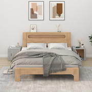 Comodini 2 pz-Set di 2 Tavolino da notte Grigio Cemento 50x39x47 cm