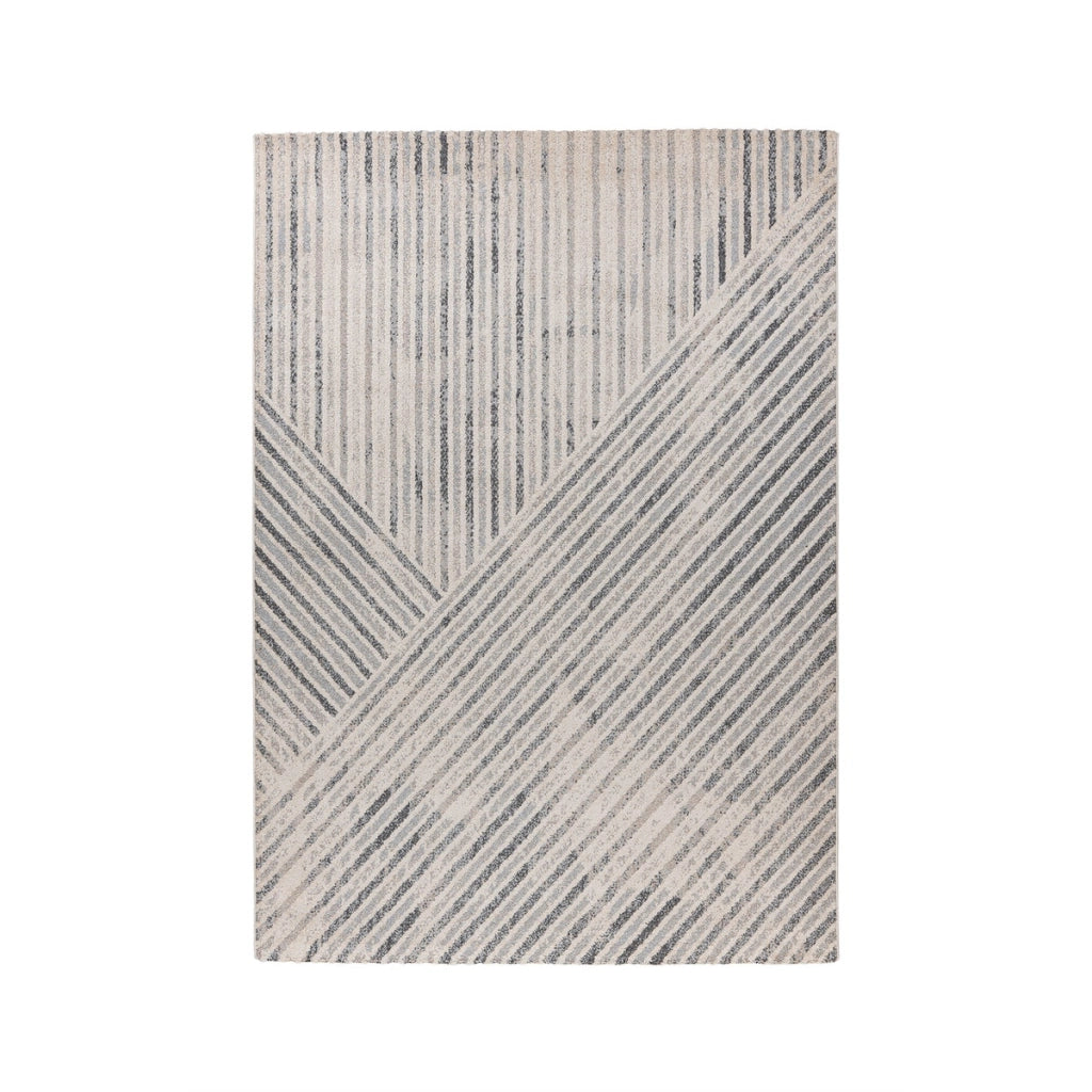 Tappeto moderno Rhombus in beige e grigio 80x150 cm