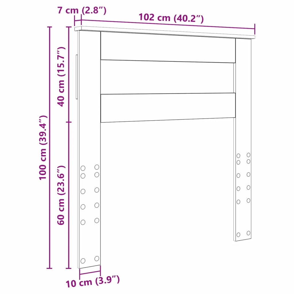 Testiera | Testata Legno vecchio Legno multistrato