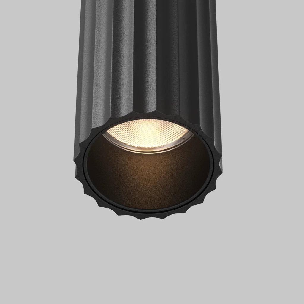 Maytoni Applique moderna Calipso 1 luce GU10 nero alluminio