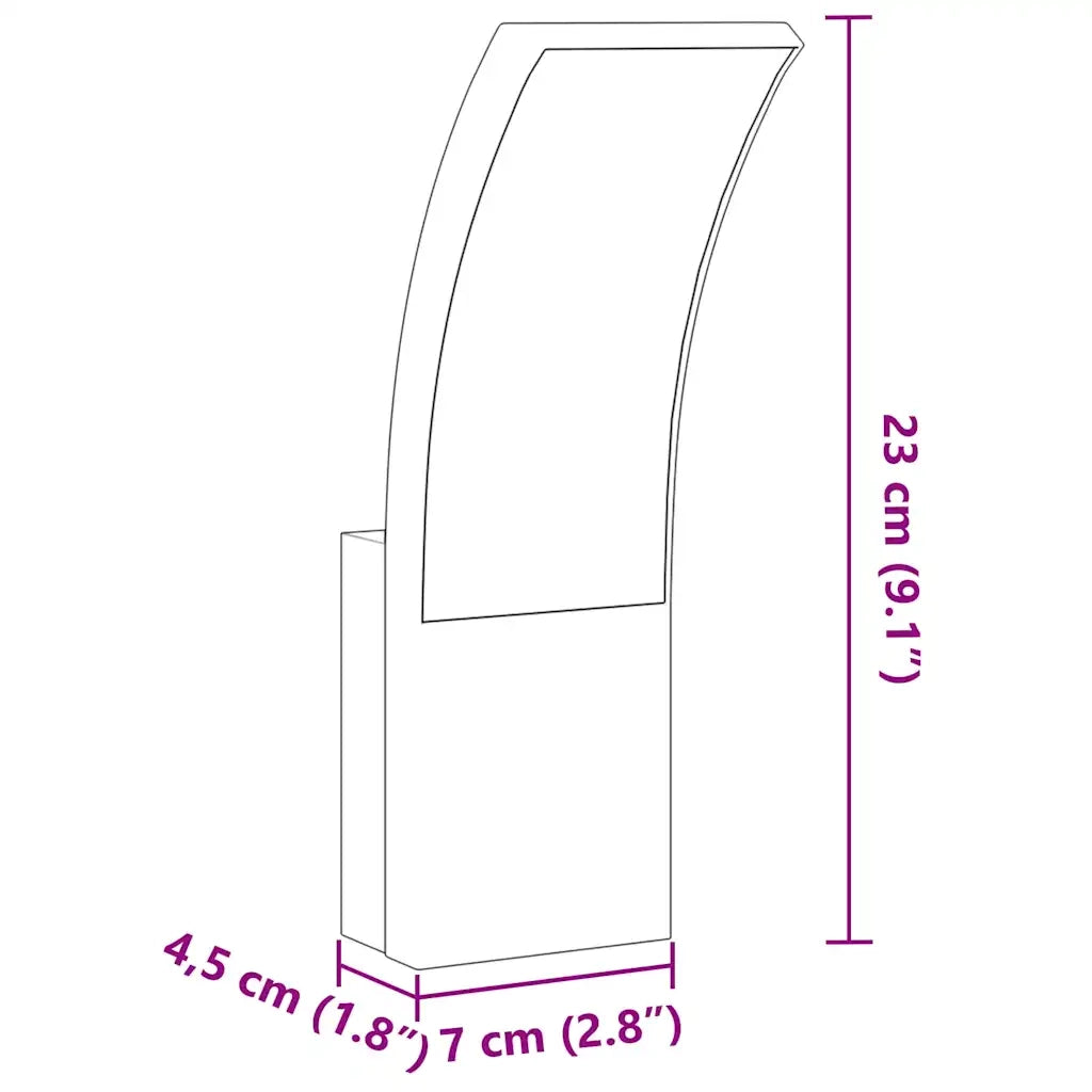 Applique per Esterni con LED Bianca in Alluminio Pressofuso CFW3785711