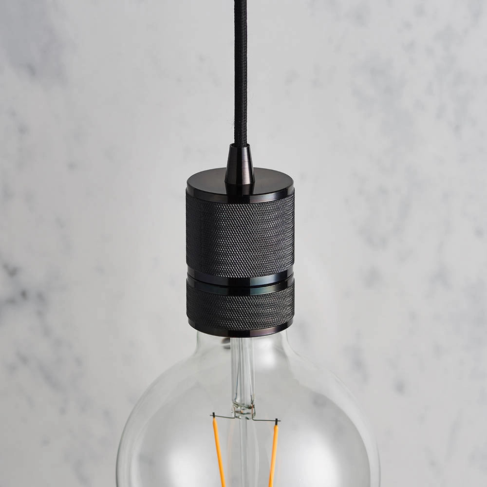 Sospensione industriale URBAN nero cromo E27 Endon