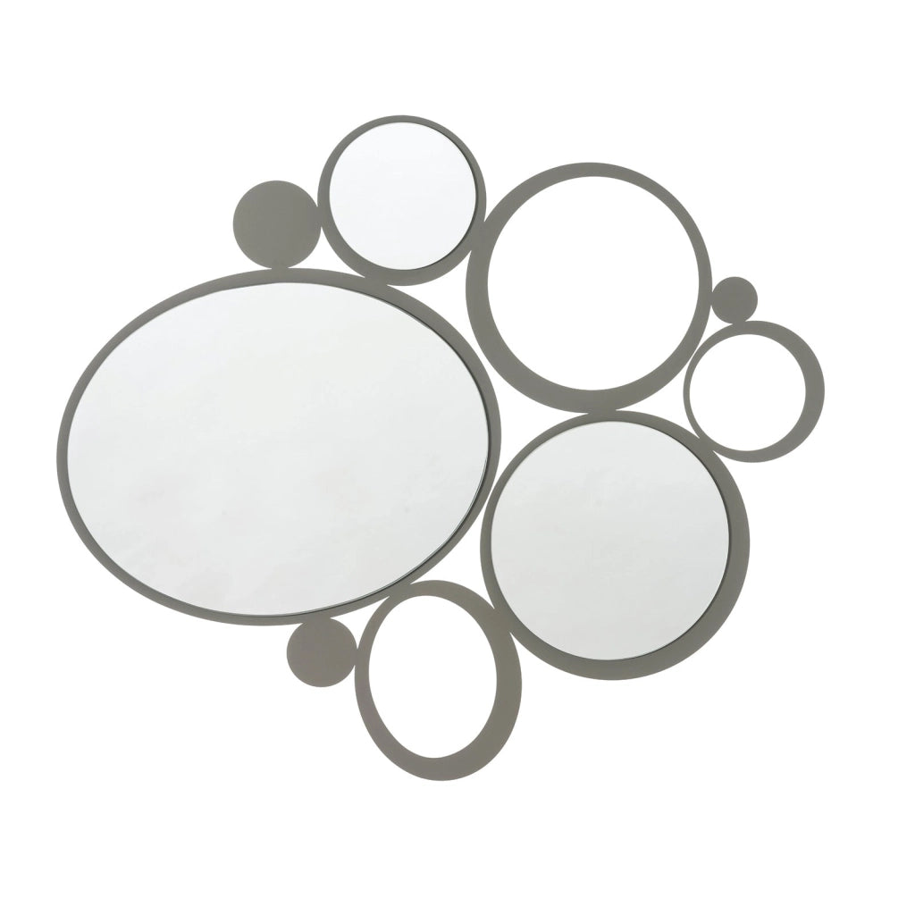 Specchio particolare da parete Bubbles Fango