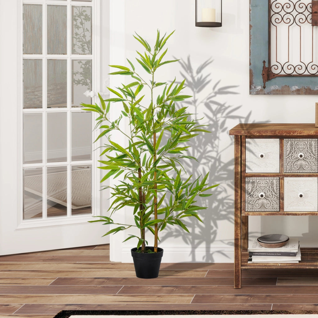 Pianta Artificiale Bamb¨´ ¨C Minimal ¨C Verde 120 cm