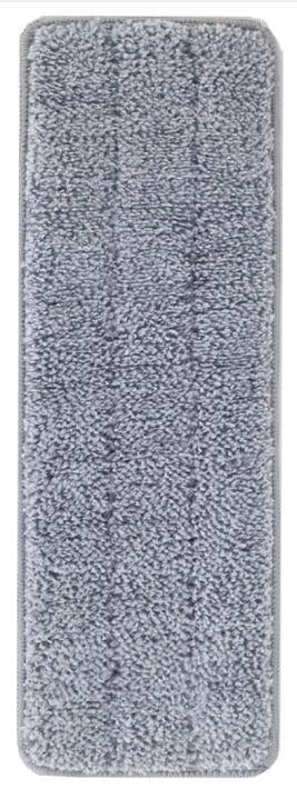 KIT SET 2 PZ MAURY'S RICAMBIO FLAT MOP LAVAPAVIMENTI MICROFIBRA